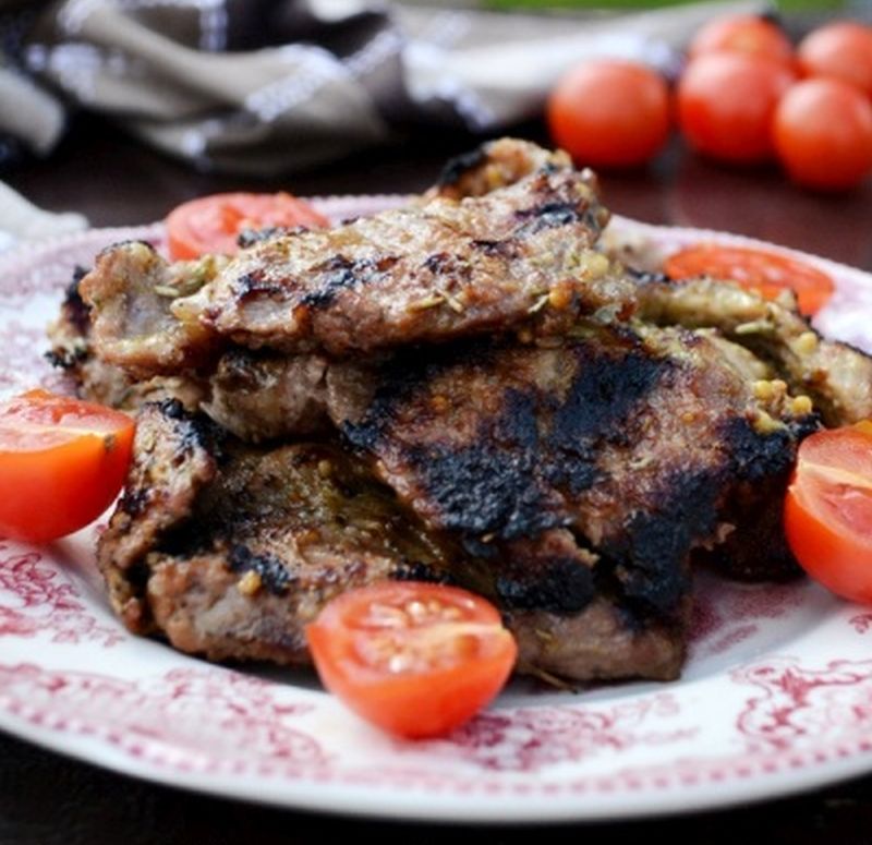 Grillowana karkówka z miodem